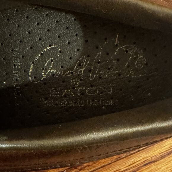 Vintage Arnold Palmer Men's 8 M Eaton Golf Shoe Brown with Kiltie w/ Spikes USA - Picture 16 of 16